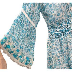 Letarte womens dress pearl trim small 36/38 chest